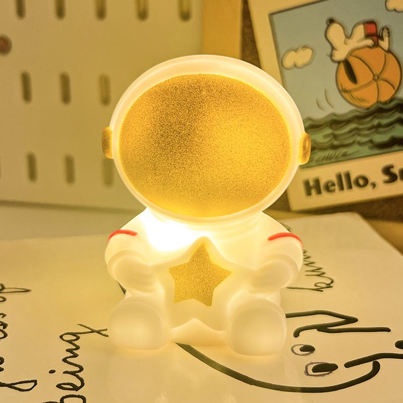 Creative Gift Astronaut Nightlight Cute Cartoon Rabbit Bedside Table Decoration