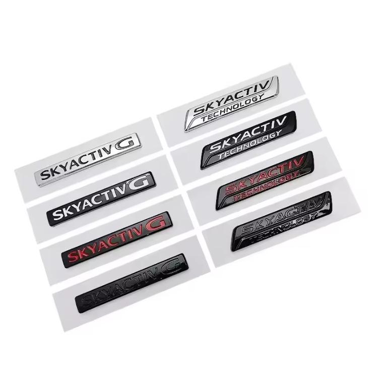 Mazda SKYACTIV Sticker for M3, M5, Atenza, Axela, 3, 6 Logo Decoration