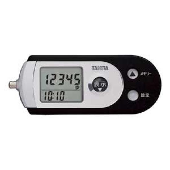 

TANITA Metal Black 3D Sensor Pedometer with Security Buzzer FB-728