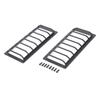 Car Front Bumper Daytime Running Light Rear Bumper Fog Lampshade Protecctive Decoration Stickers For Jetour Traveler  T2 2024 Up Exterior Accessories