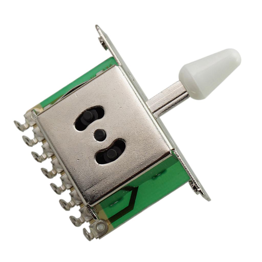 Guitar 3 Way Pickup Selector Switch with Knob for Electric Guitar Parts Accessories