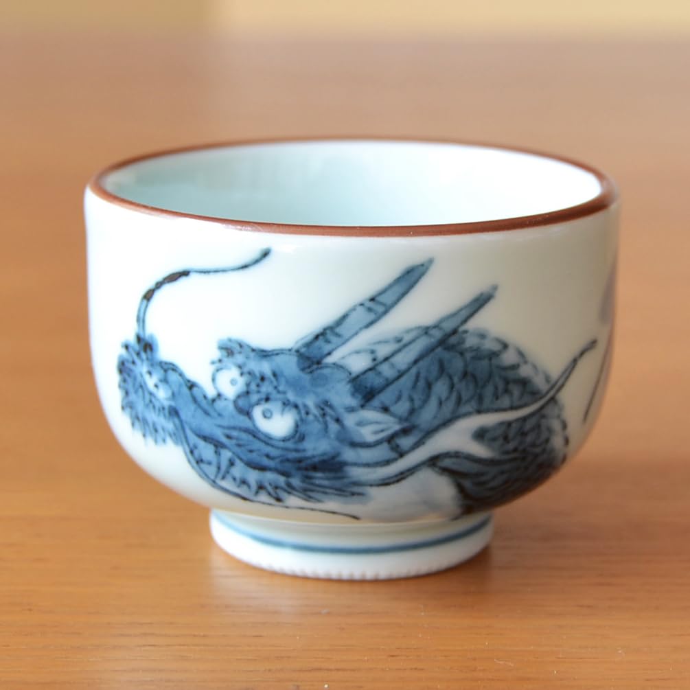 Sake Arita 1 Sake Bottle and 2 Sake Matsuryu Made In Japan Set, Ware, Cups, Porcelain,