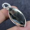 Natural Smoky Topaz Gemstone 925 Sterling Silver Jewelry Pendant 2.17" d2T38