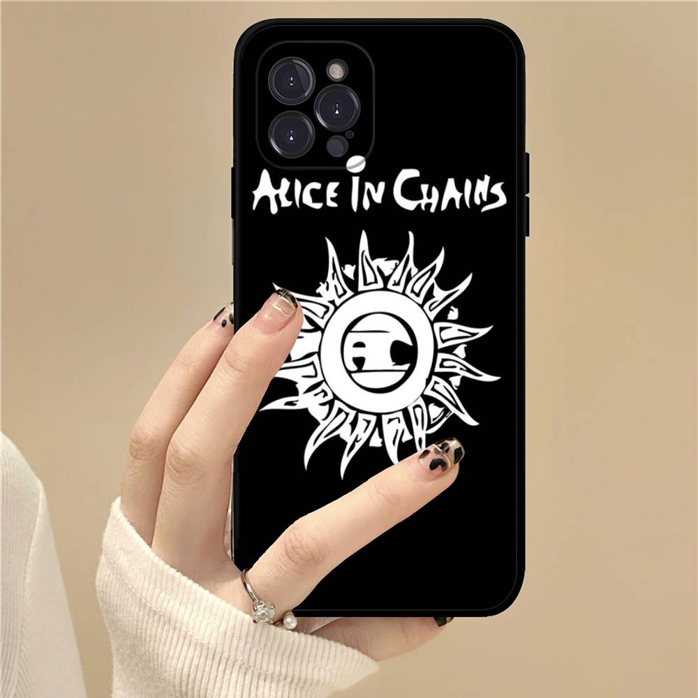 

Band A-Alice In C-Chains Phone Case For IPhone 16 15 14 11 12 13 Mini Pro XS Max Cover 6 7 8 Plus X Funda Shell iPhone 11 pro