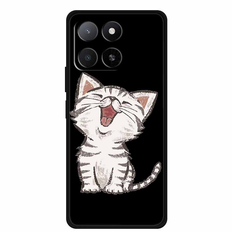 For Motorola G86 G56 Phone Case G 86 G 56 Coque Black Silicone Soft Back Cover For Motorola G86 Power Edge 60 60S Case Cartoon