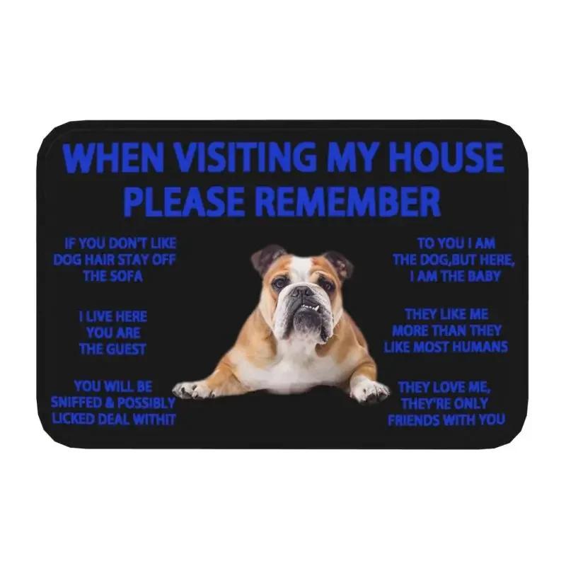Beagle Dog Doormat Non-Slip Kitchen Bath Mat Living Room Door Floor Entrance Carpet Rug