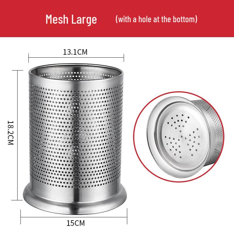 

Zhaoran 304 Stainless Steel Utensil & Straw Holder