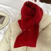 Christmas series new red atmosphere scarf collection women's winter wind advanced autumn and winter warm scarf