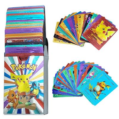 55 Cartes Pokémon VSTAR GX EX VMAX MEGA TAG TEAM Énergie Dresseur Charizard Pikachu Rare Collection Carte de Combat I35