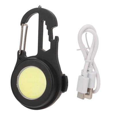 Lanterna LED Mini Portátil Multifuncional Chaveiro Mini USB Luzes de Trabalho COB para Exterior
