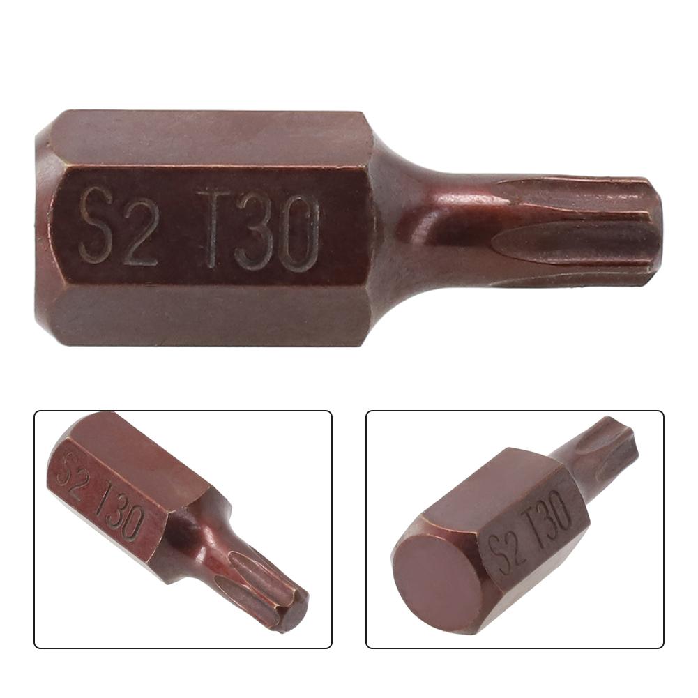 Magnetische Torx-Schraubendreherbits Sicherheits-Manipulationssichere Schraubendreherbits Legierungsstahl T20 T25 T30 T40 T45 T50 T55