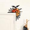1PC Unique Halloween Door Lintel Decoration Spider Web Door Corner Decoration 25x22cm