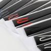 2 Stück ABS Neues R Emblem Abzeichen Auto Seitenkotflügel Aufkleber Für Golf Polo Tiguan T5 Passat B8 T-roc T6 Touran GTI Rline