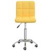 Office Chair Swivel Mustard Yellow Fabric