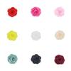Satin Rose Fabric Artificial Flower Camellia Flower Silk Dress Decoration Headwear Handmade Hair Accessory