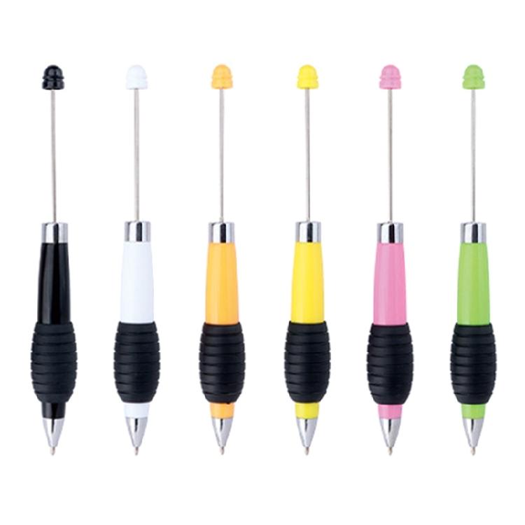 Beadable Ballpoint Pen Write Smoothly Novelty Writing Pen for Student Kid Reward
