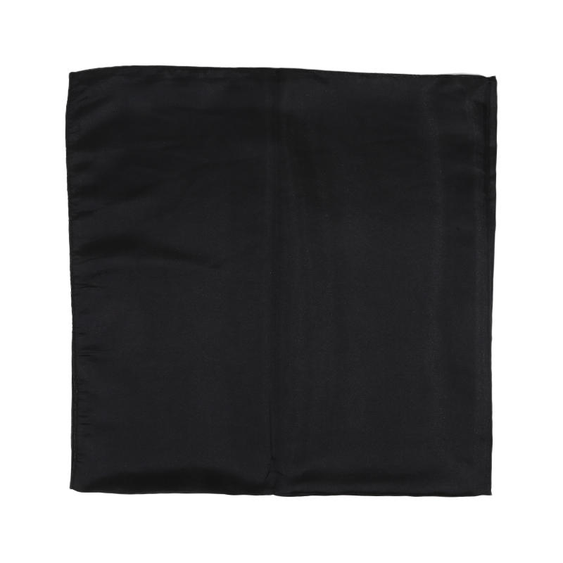 

90см Однотонный Шейный платок Хиджаб Шарф для женщин Шелковый атласный Ободок для волос Шарфы для волос Женские Пляжные шали Отпускные Головные платки чёрный