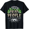 I Seek Dead People I Do Genealogy - Genealogist Ancestry T-Shirt