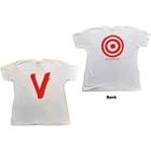 U2 Unisex T-Shirt: U2 Vertigo Tour 2005 Red V (Back Print) (Ex-Tour) (XX-Large) XL