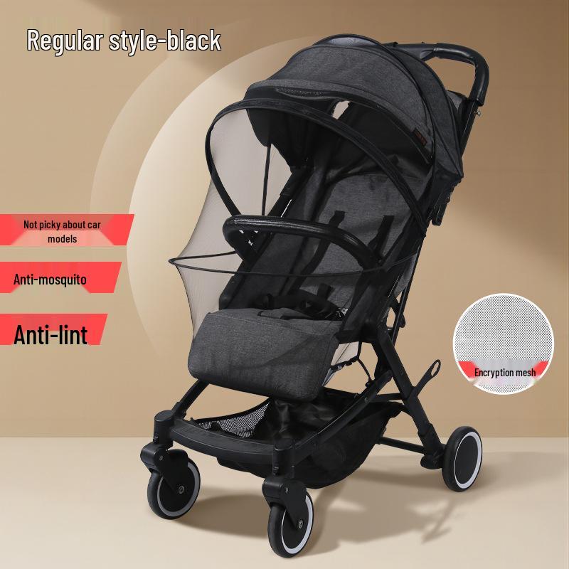 Universal Zippered Baby Stroller Mosquito Net Cover