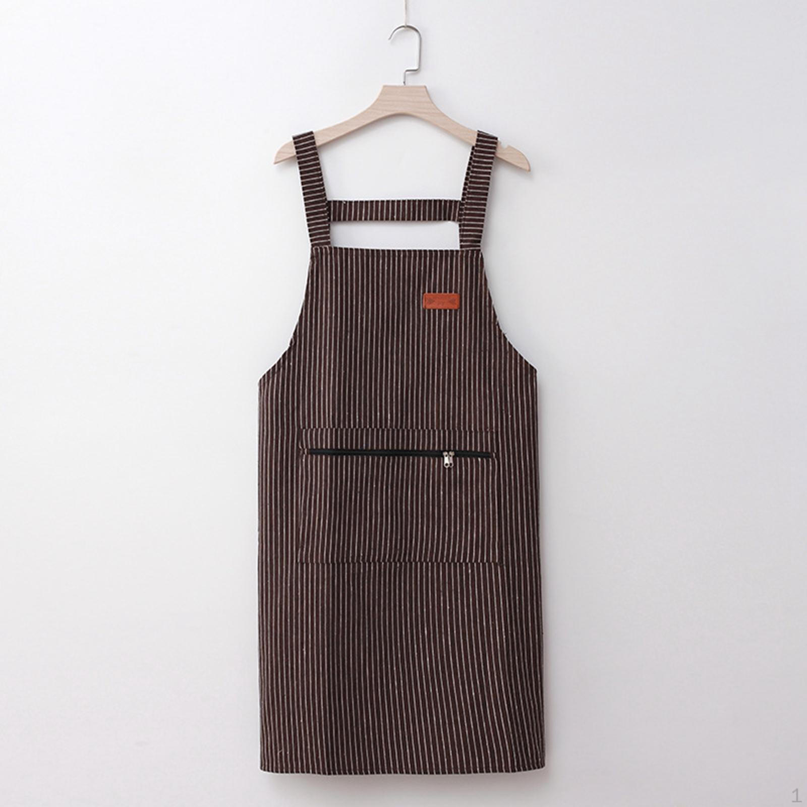 

Фартук для общественного питания, парикмахерский, мужской и женский нагрудник для выпечки, портативный, без рукавов, с карманами кофейный