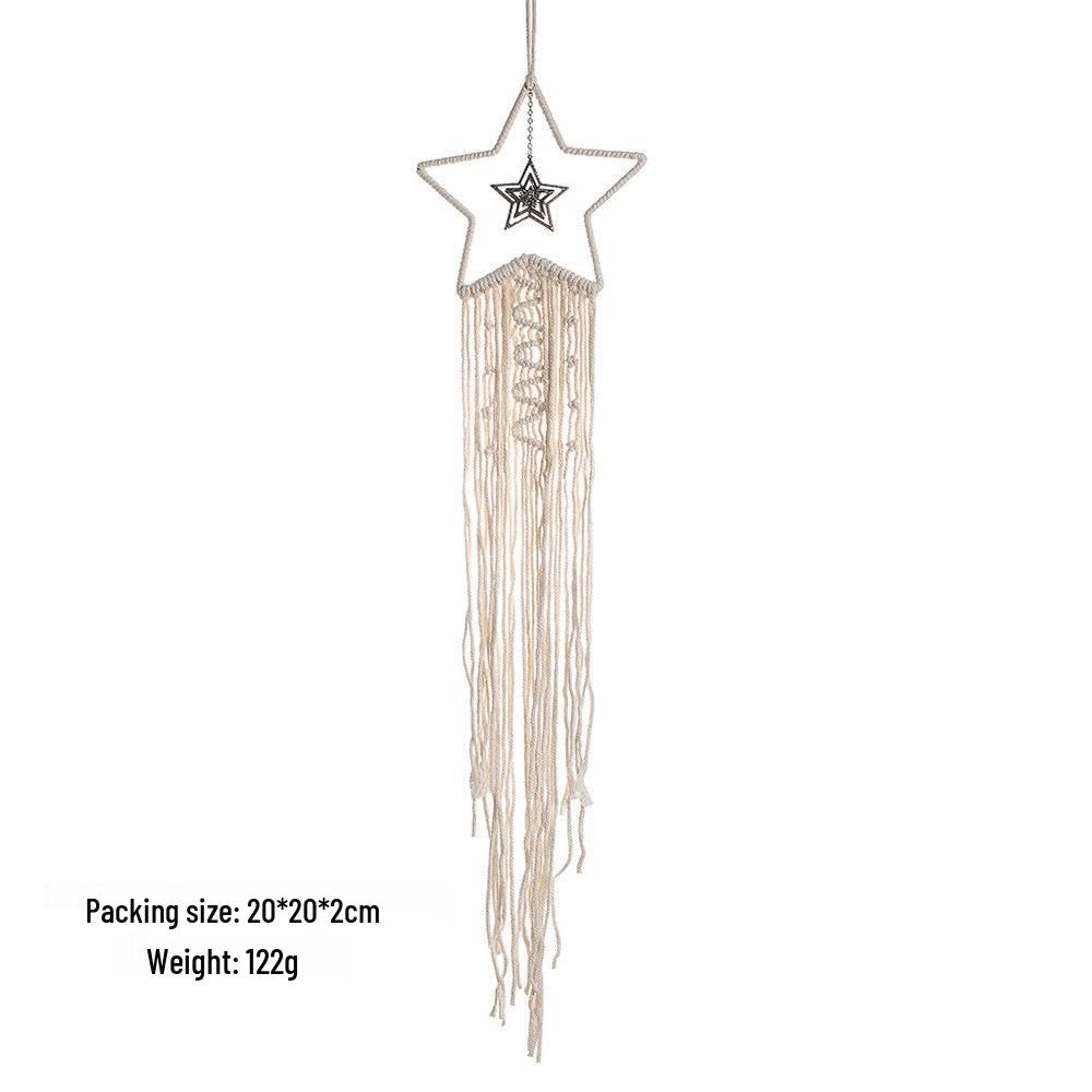 

Ловец Снов Хлопковый Звезда и Луна - Креативное Украшение для Стен