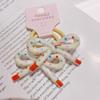 2 Pieces Sweet Lovely Bow Tie Elastic Hair Bands for Girls Children's Hair Accessories Baby Headwear