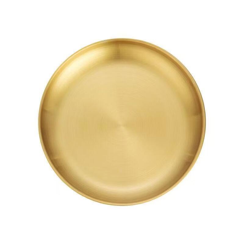ZISIZ Stainless Steel Round BBQ Tray
