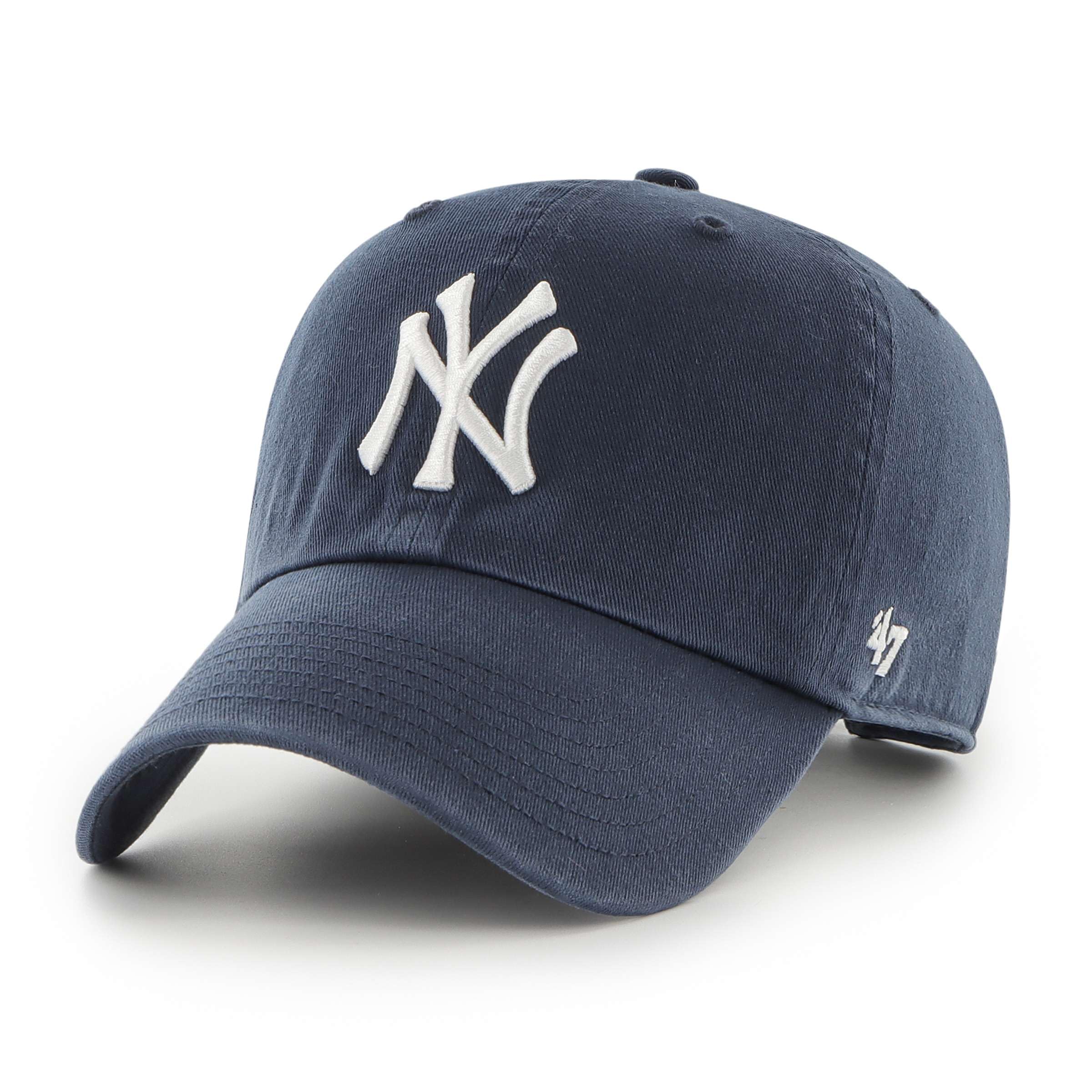 Регулируемая кепка 47 Brand CLEAN UP New York Yankees Темно-синяя -