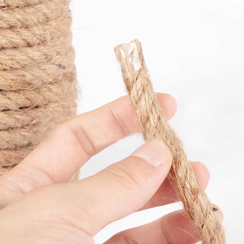 Hemp Rope for DIY Crafts: Handmade Jute for Christmas Decorations, Packaging, Tags, Weaving, and Floral Art.