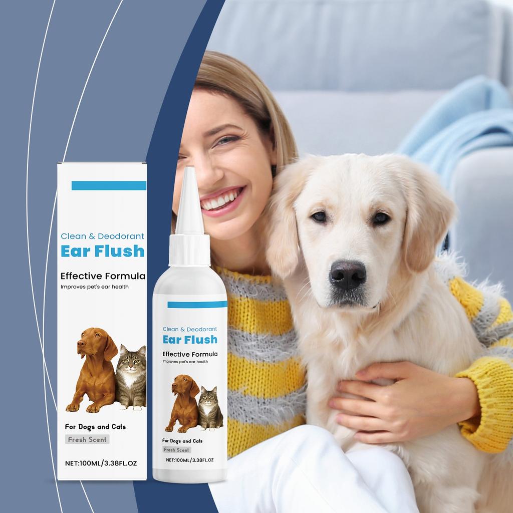 Dieser Universelle Haustier-Ohrkanalreiniger für Hunde und Katzen reinigt Ohrenschmalz gründlich. Mit einem sanften und beruhigenden Hypoallergen, es riecht und liefert 100 ml