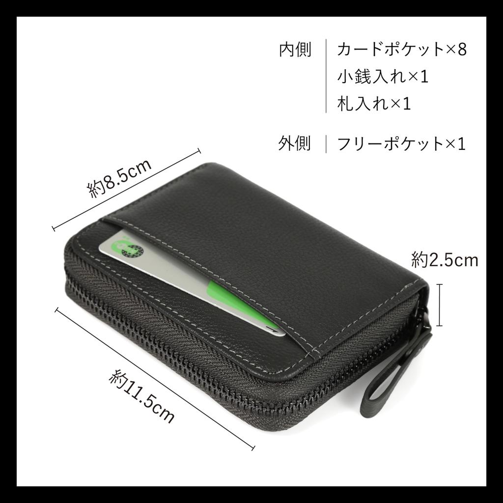 LASIEM Bifold Mini Genuine bills without Skimming Card Coin and Exterior Pocket Men's Wallet, Compact, Leather, "Stores folding," Accordion-style