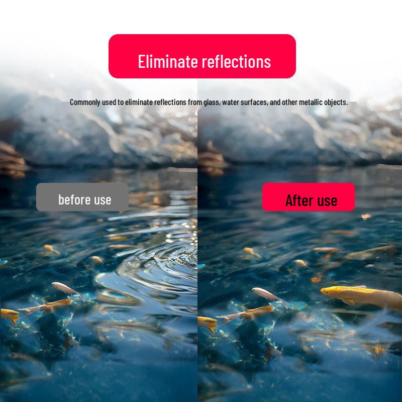Super Clear CPL ND Polarizing Filter for Reducing Water Surface Reflections in Photography