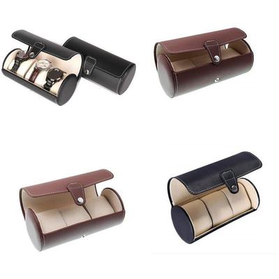 PU Leather 3 Grid Watch Box High-end Jewelry Watch Storage Display Packaging Box