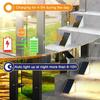 22/24LED Solar Stair Light, IP67 Waterproof Outdoor Step Light, Anti-theft Decorative Lamp for Garden Deck Front Porch Patio