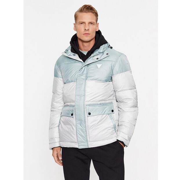 

Пуховик Guess Z3BL02 WFQ80 серый Regular Fit L