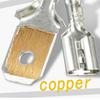 200Pcs Copper Female and Male Crimp Terminal Connectors Aautomotive Speaker Cable Flag Connector 2.8/ 4.8/ 6.3mm With Sheathing