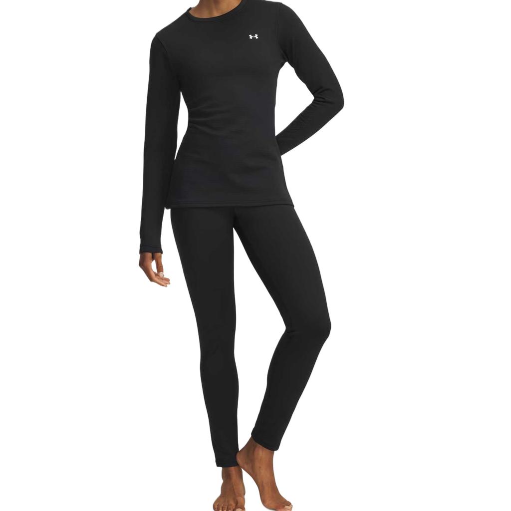 Under Armour Base Solid Fit Mid Rise Warm Sweat Wicking Quick Dry Yoga Pants Women pants 6004067-002