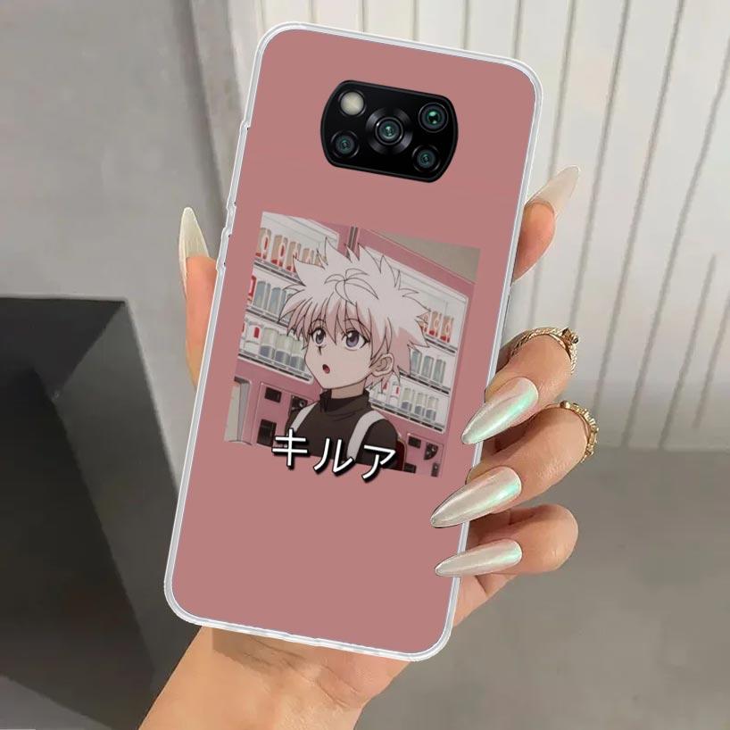 Hunter HXH Killua Phone Case for Xiaomi Poco X7 X6 X5 X4 X3 Nfc F7 Ultra F6 F5 Pro F4 GT F3 M6 M5S M4 M3 Soft Print Shell X7 X6