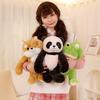 Wulula Versteckspiel Frosch Plüschtier, Niedliche Stofftierpuppen Kaninchen Panda Dinosaurier Shiba Inu Serie, Geburtstagsgeschenk für Kinder