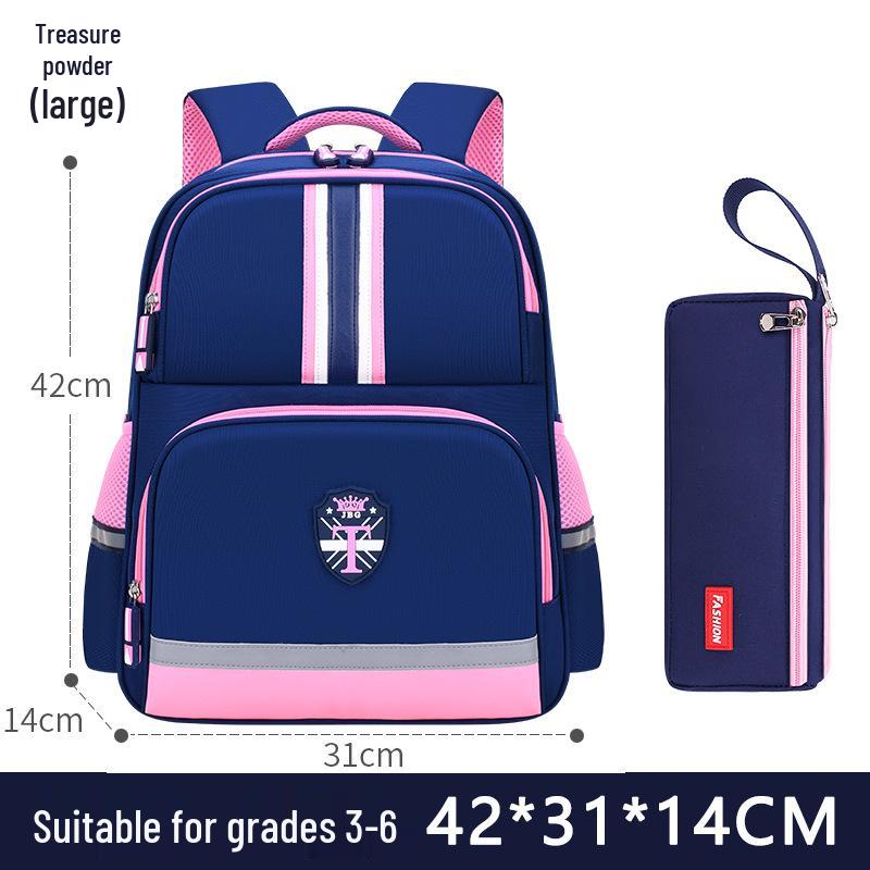 "Waterproof Lightweight Backpack for Primary School Students, Ages 6-12, Grades 1-6"