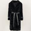 OFTBUY 2024 Winter Warm Plush Fur Top Women Jacket Long Real Fur Natural Rabbit Fur Coat Fashion New Style Can Be Customized