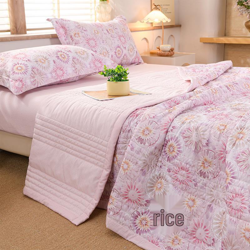 Fresh Style Washed Summer Quilt - Air Conditioning Comfort with Free Shipping