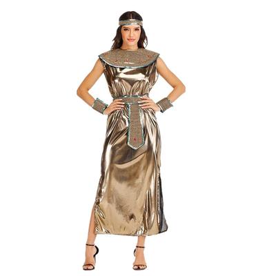 Women Ancient Egypt Egyptian Goddess Costume Pharaoh Fancy Dress Cosplay Halloween Party Outfit for Adult
