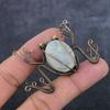 Moonstone Handmade Copper Wire Wrap Jewelry Pendant 2.36" z1D89