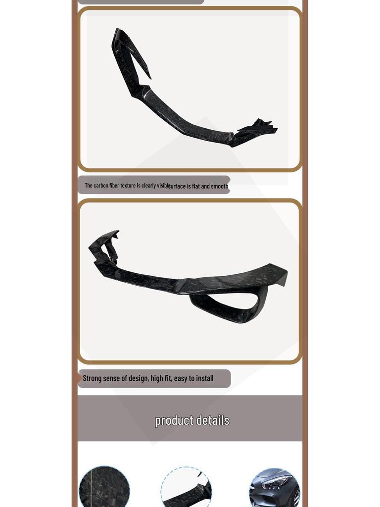 Mercedes-Benz AMG GT Coupe R Frontlippenspoiler aus Kohlefaser