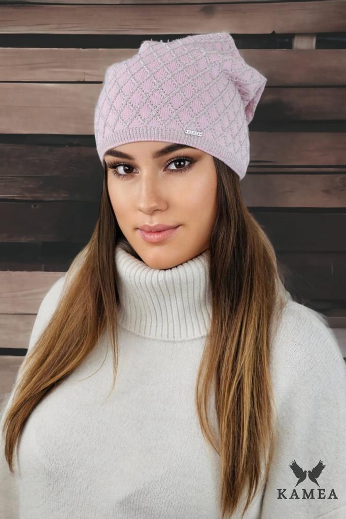 Centuria Viscose Cap with Shiny Finish, Pink