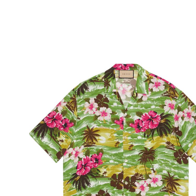 GUCCI Printed Bowling Shirt 694124-ZAJST-3824