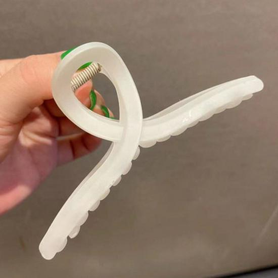 

Корейская весенне-летняя прозрачная заколка-краб для волос желейного цвета