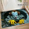 Halloween Carpet Horror Clown Floor Mat Outdoor Carpet Welcome Mat Soft Door Mat Rug Live Room Home Decoration